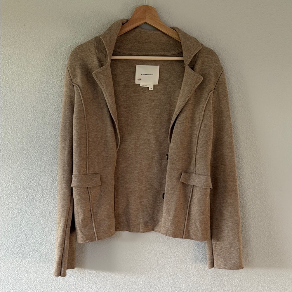 Anthropologie Tan Blazer